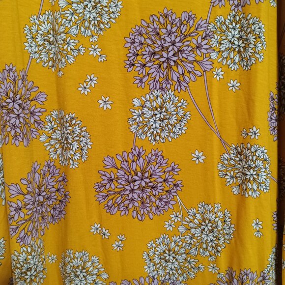 Yellow sundress with ruffle. - Picture 2 of 4